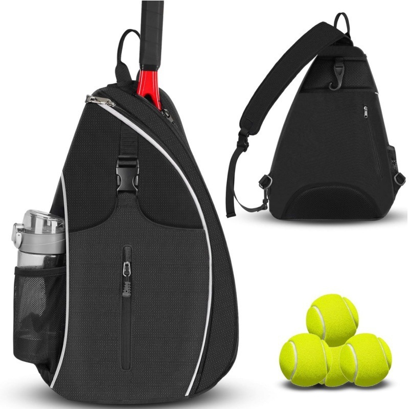 Badminton Bag - バドミントンバッグ アウトドアスポーツトレーニング ショルダーテニスバッグ ピックルボールバックパック クロスボディバッグ