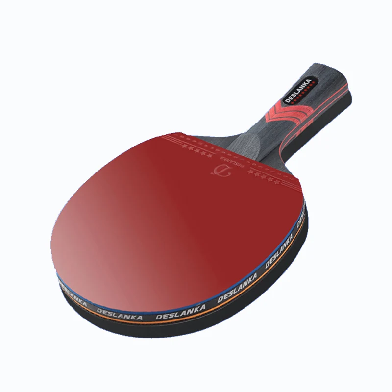 Badminton Racket Carbon - プロの卓球ラケット,シングルカーボンコンペティション,高品質,ピンポンパドル,7スター,9スター,シングル