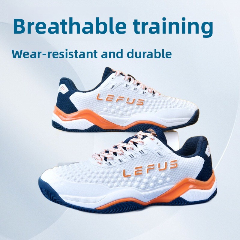 Badminton Shoes - LEFUS プロテニスシューズ 男女兼用 バドミントン 通気性 トレーニング専用