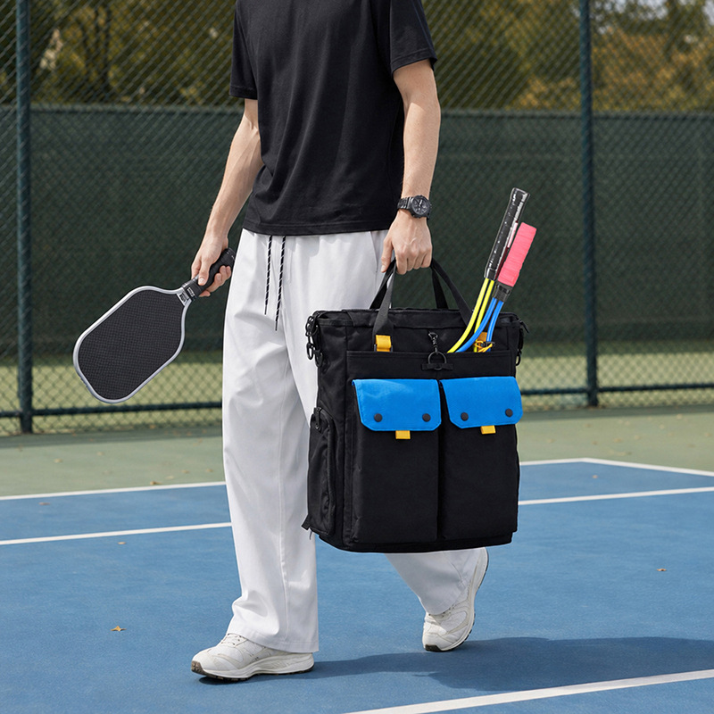 Badminton Bag - 防水バドミントン・テニスラケットバッグ（シューズコンパートメント付き）ピクルボールパドルバックパック（男女兼用）
