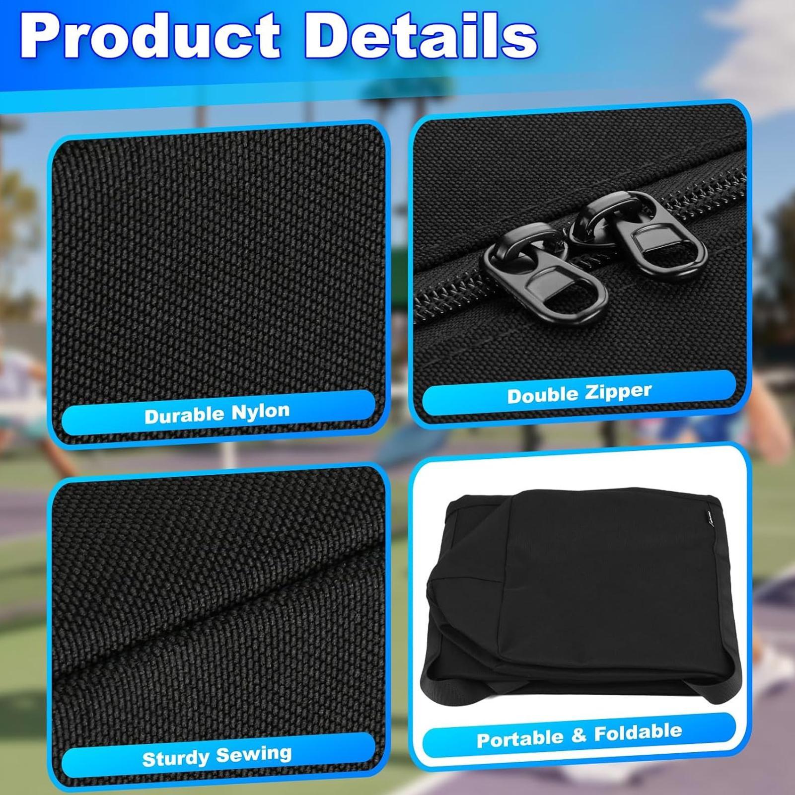 ピクルボール用ネットバッグ。折りたたみ式ネットシステムとファ - Badminton Bag のレビューと価格