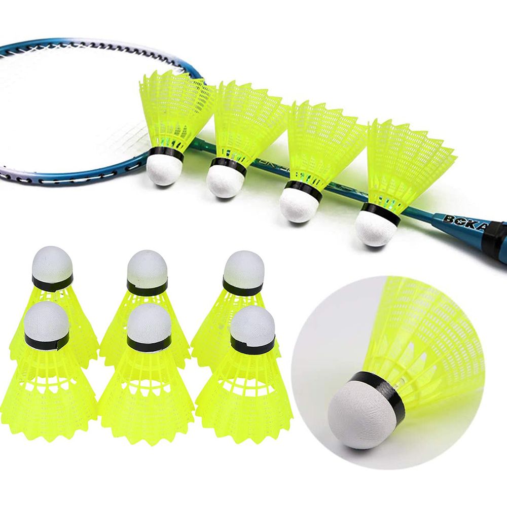 新しいプラスチック製バドミントンシャトルコック、耐久性と安定 - Feather Shuttlecock のレビューと価格