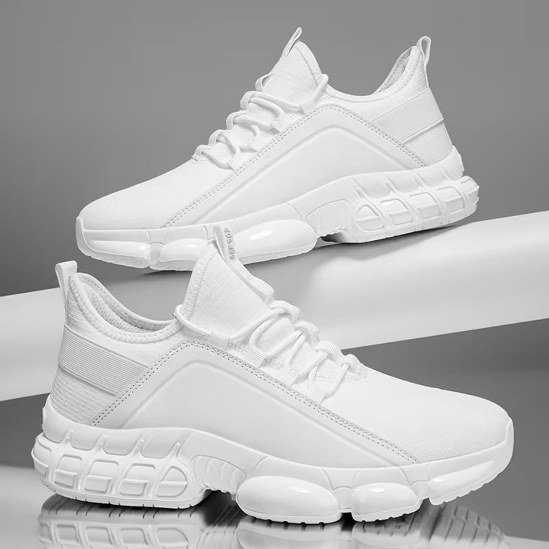 スニーカー、メンズファッションロードランニングメッシュシュー - Badminton Shoes Men のレビューと価格