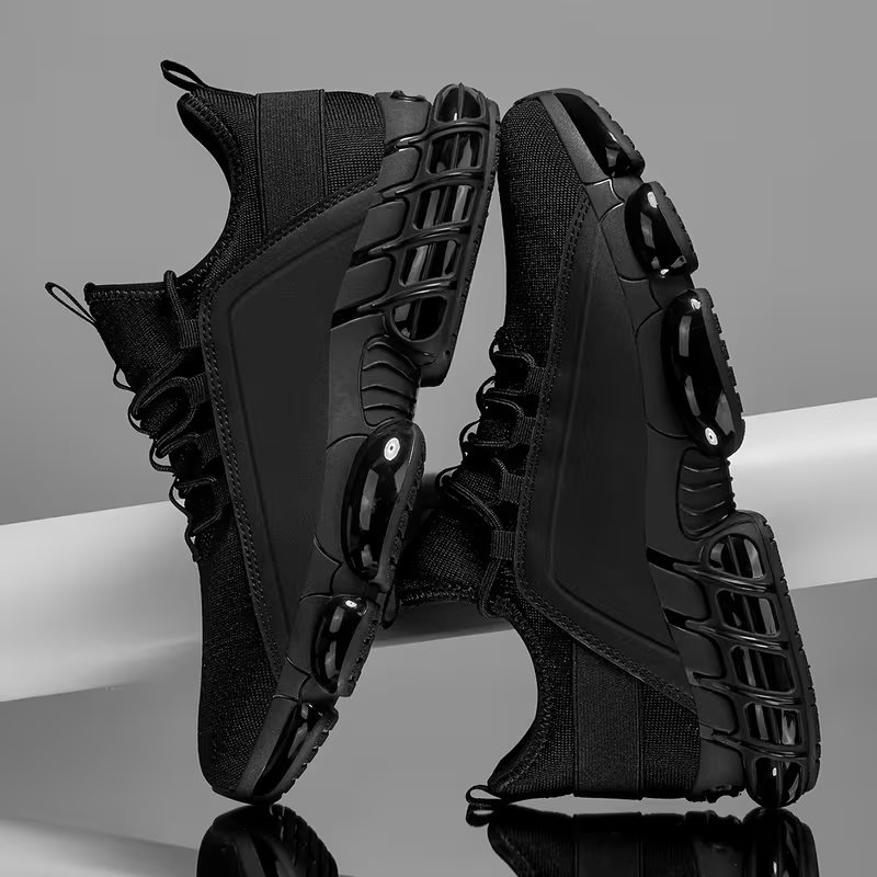 スニーカー、メンズファッションロードランニングメッシュシュー - Badminton Shoes Men のレビューと価格