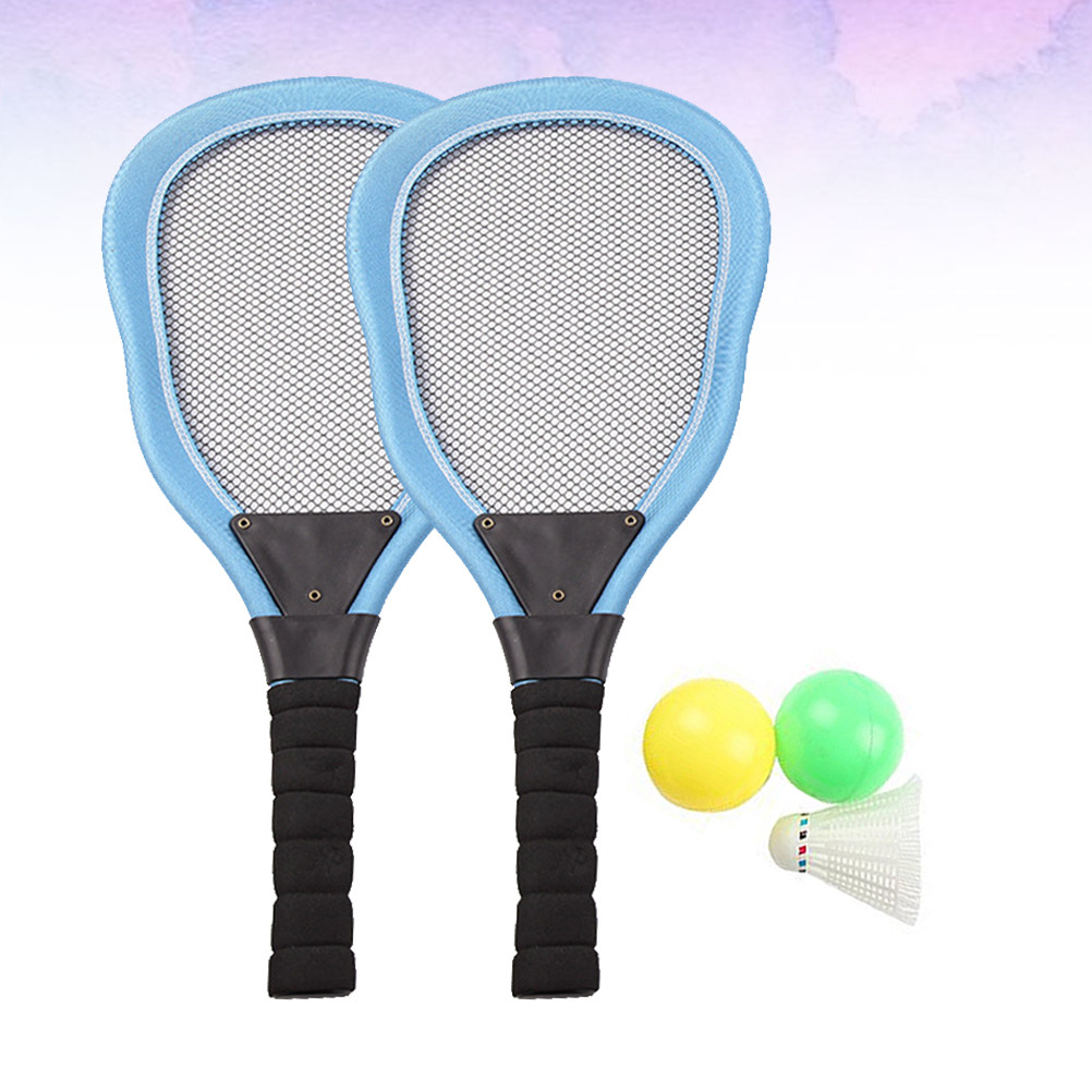 子供向けビーチラケット5本セット。高品質な布製ラケットと、バ - Badminton Racket のレビューと価格