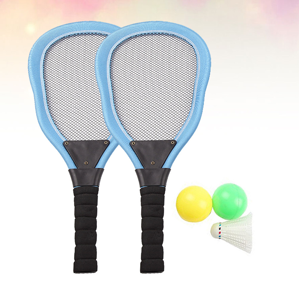 子供向けビーチラケット5本セット。高品質な布製ラケットと、バ - Badminton Racket のレビューと価格