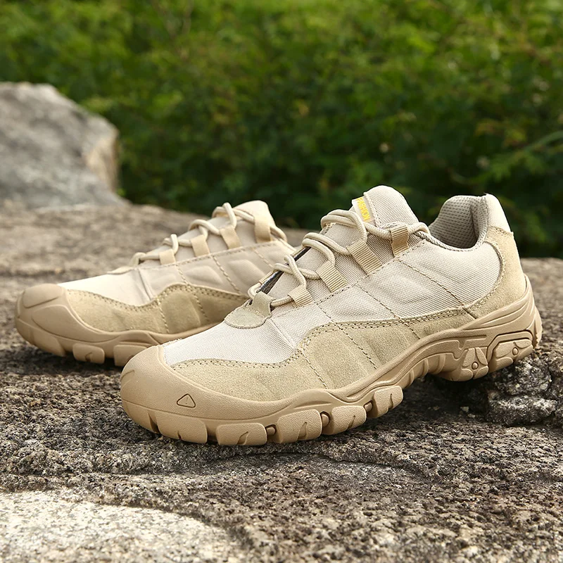 Nメンズアウトドアハイキングシューズ滑り止め厚底ハイキングシ - Badminton Shoes のレビューと価格